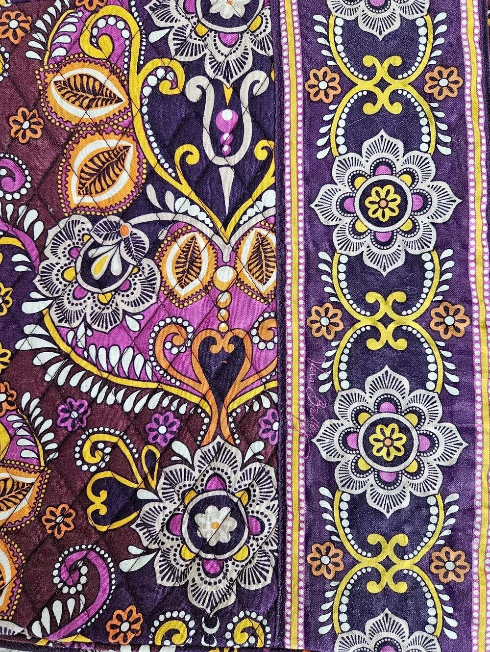 Vera Bradley Floral Safari Sunset Laptop Computer Carrier Case Sleeve Quilted